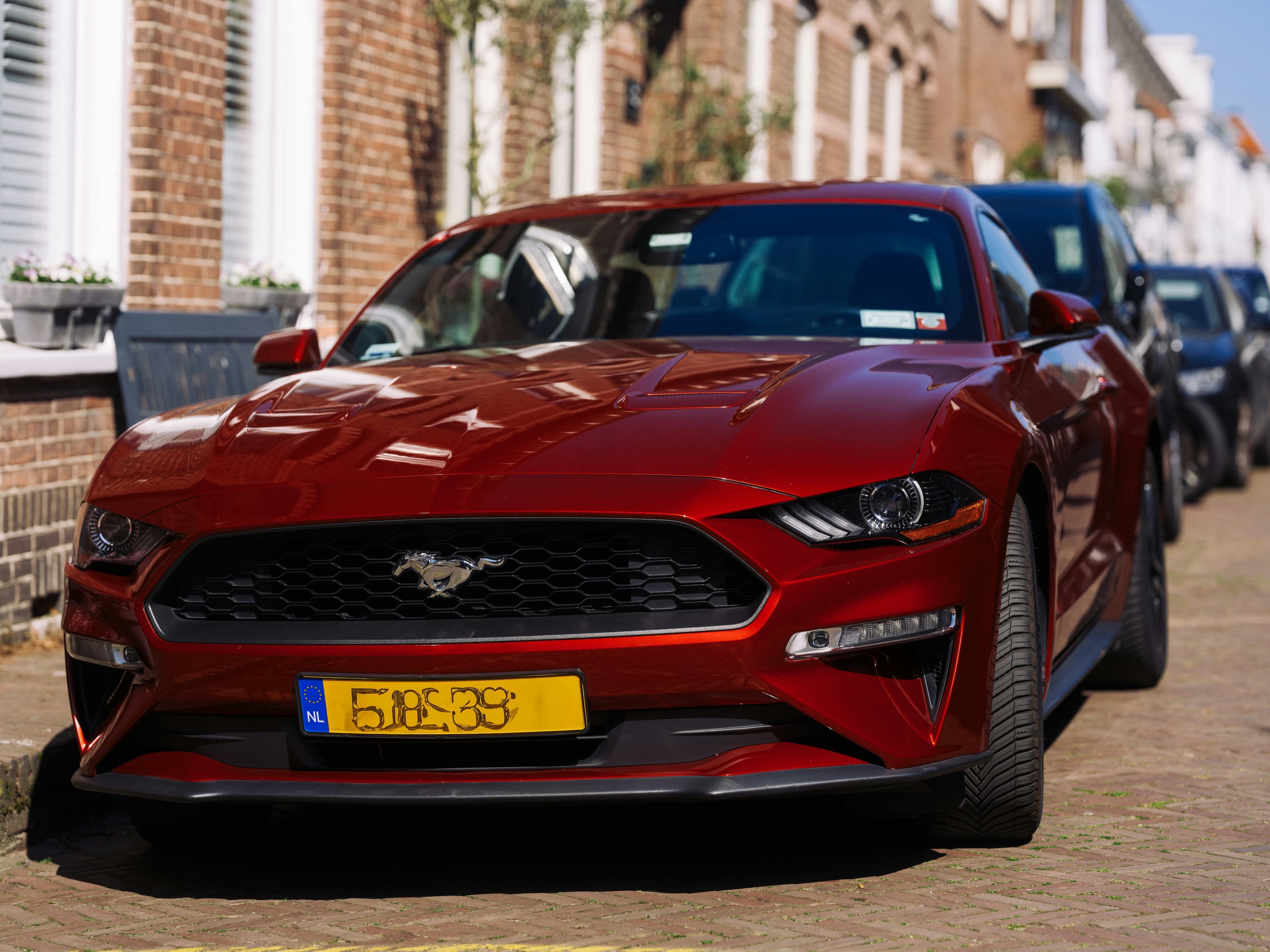 Ford Mustang demo car, stock
